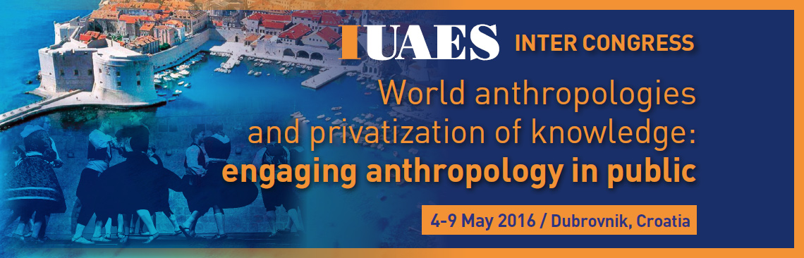 IUAES kongres Dubrovnik, 4. do 9. maj 2016